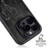 Black Marble iPhone 15 Pro Max Kickstand Case